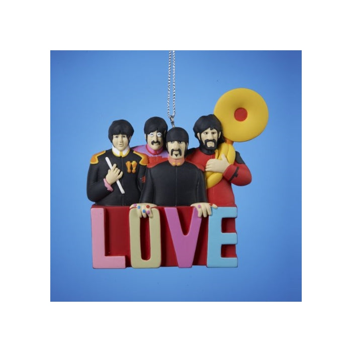 1 X Beatles Sargent Pepper Band Yellow Submarine Love Christmas Tree Ornament