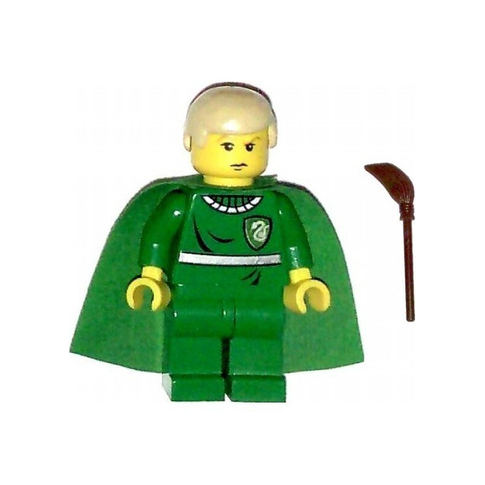 LEGO Harry Potter Minifig Draco Malfoy Green Quidditch Uniform