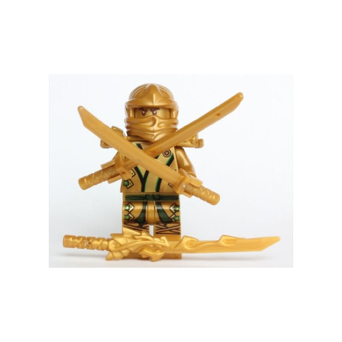 LEGO Ninjago - The GOLD Ninja with 3 Weapons