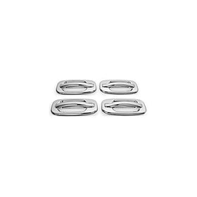 MaxMate Fit 00-06 GMC Yukon/99-06 Sierra/07 Classic/02-06 Chevy Avalanche/99-06 Silverado/07 Classic/00-06 Suburban/Tahoe/02-06 Cadillac Escalade Chrome 4 Doors Handle Cover W/O Passenger Side Keyhole
