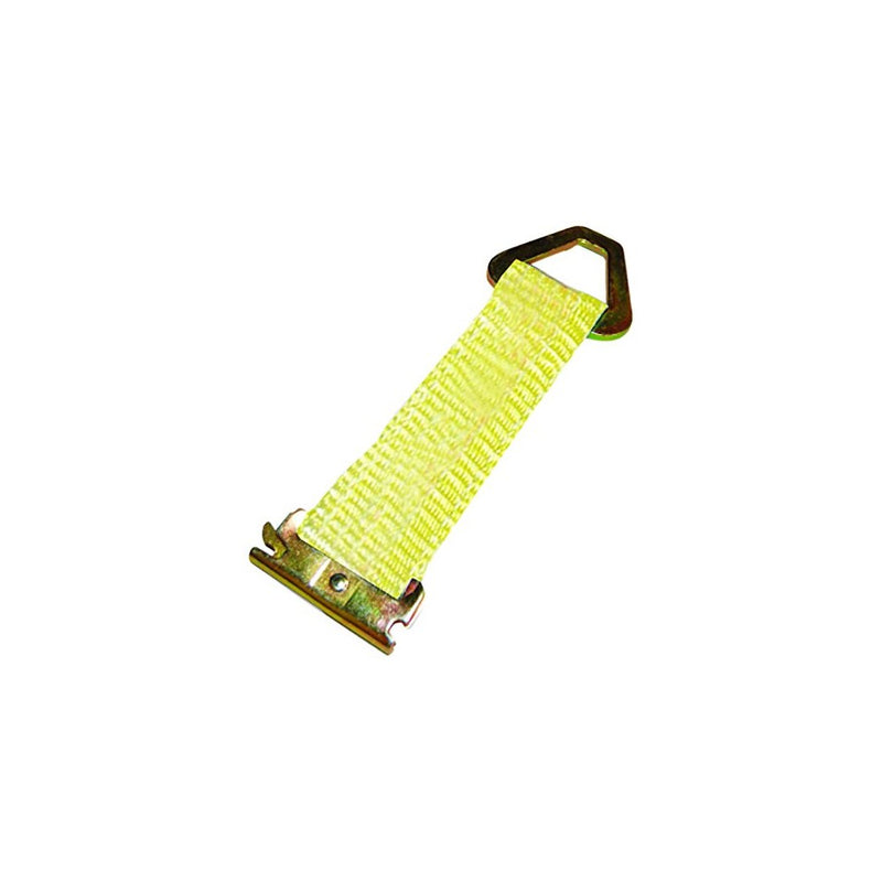S-Line XH8021-10PB 7-Inch E-Track Tie-Off Strap with Stamped D-Ring, 1,000-Pounds Working Load Limit