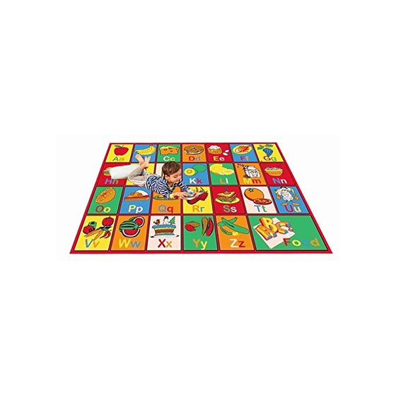 Kids Rug ABC Fruit Area Rug 5 Ft. X 7 Ft.