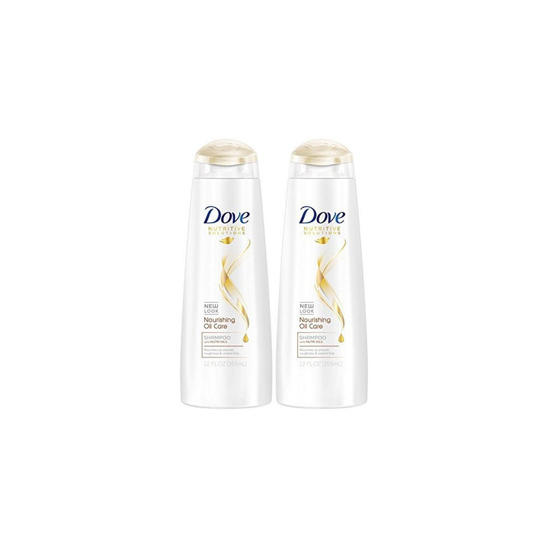 Dove Anti-Frizz Oil Therapy Shampoo With Almond Oil 12 oz (Pack of 2)