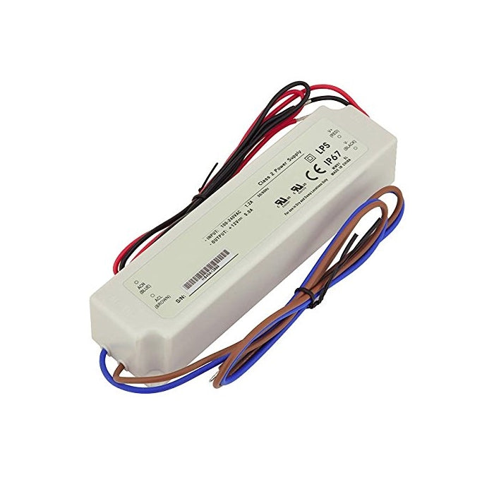 LEDwholesalers Constant Voltage Single Output Waterproof Switching Power Supply 12V, 60-Watt, 3271