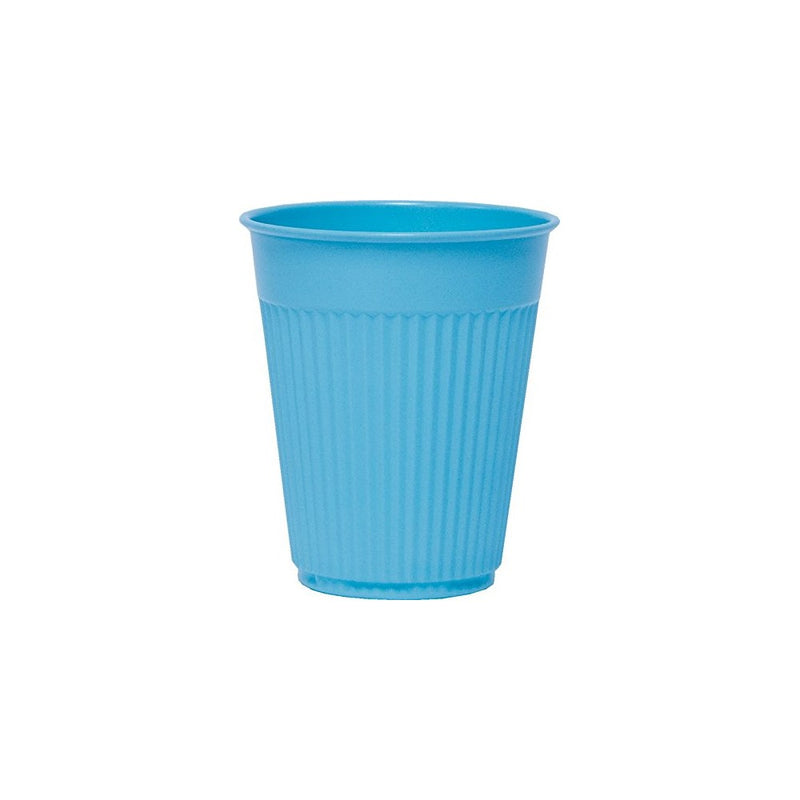 Solo PCF5B-00001 5 oz Blue Fluted Plastic Medical Cup (Case of 2500)