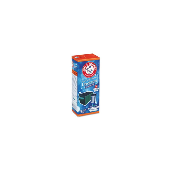 Arm & Hammer 3320084116 Trash Can & Dumpster Deodorizer, Sprinkle Top, Original, Powder, 42.6oz