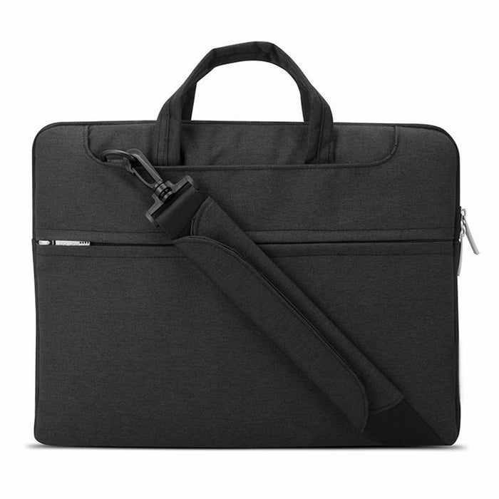 Lacdo 13 - 13.3 Inch Laptop Shoulder Bag Laptop Sleeve Case for MacBook Pro 13.3-inch Retina | MacBook Air 13.3" | Surface Book | 12.9" iPad Pro | Asus, Dell, HP, Chromebook, Notebook Tablet, Black