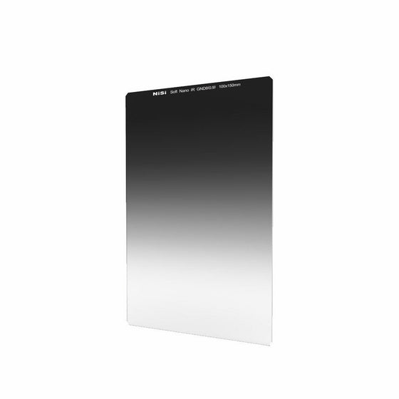 NiSi Glass 100X150mm Nano Multicoated Graduated IR Neutral Density 0.9 Soft Edge Filter (3-Stops)