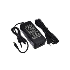 LEDwholesalers 12V 5A 60W AC/DC Power Adapter with 5.5x2.5mm DC Plug and 2.1mm Adapter, Black, UL-Listed, 3201-12V