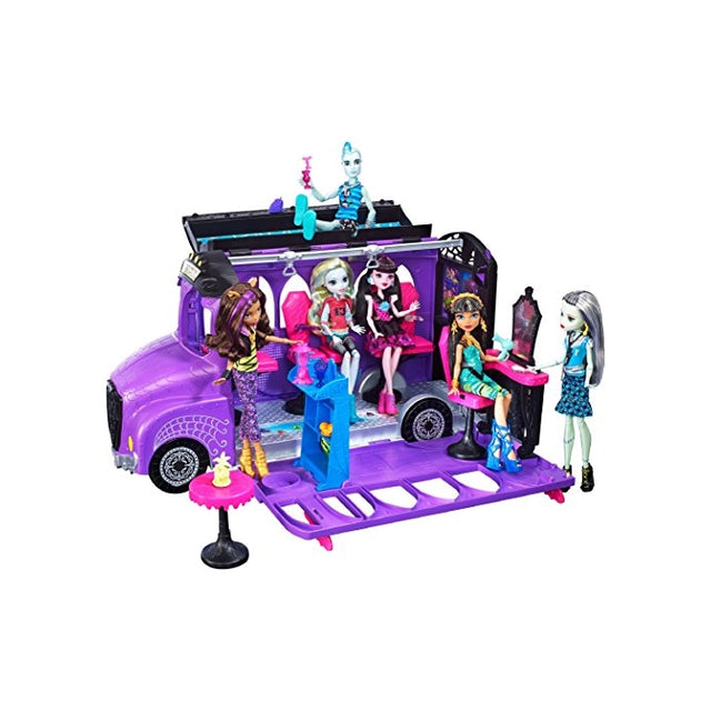 Monster High Deluxe School Bus & Spa Playset