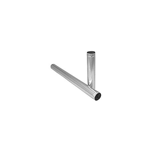 Imperial Manufacturing Pipe 6 " Dia. X 12 " Galvanized 26 Ga Steel