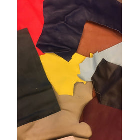 Sale Leather Scraps – Cowhide – Lambskin – Medium to Large Pieces – Various Sizes, Shapes and Colors – Remnants for All Crafts – 2 Lbs Leather Sheets – DIY Project Supply – Upholstery Trim Material
