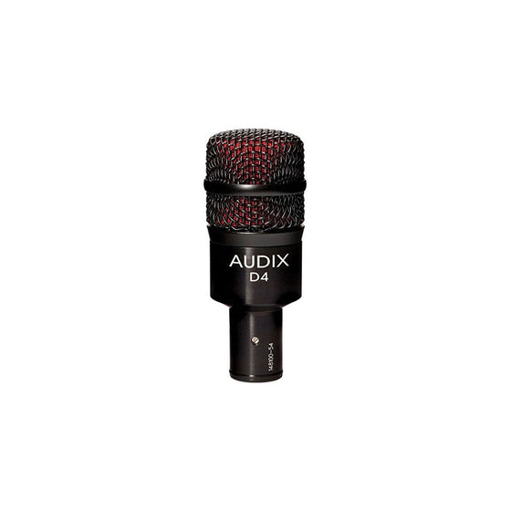 Audix D4 Dynamic Microphone, Hyper-Cardioid