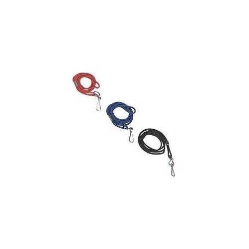 34" Lanyard, With Hook, Nylon, Red
