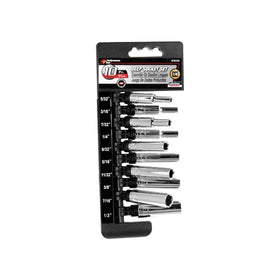 Performance Tool W36300 1/4" Drive 6-Point SAE Deep Socket Set, 10-Piece