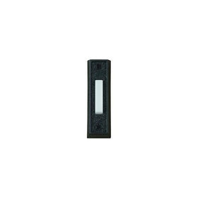 THOMAS & BETTS DH1407L Lighted White, Push Chime Button With Black Rectangular Housing