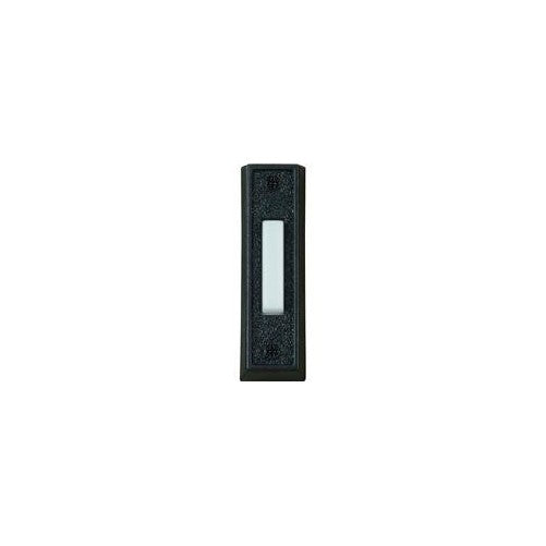 THOMAS & BETTS DH1407L Lighted White, Push Chime Button With Black Rectangular Housing
