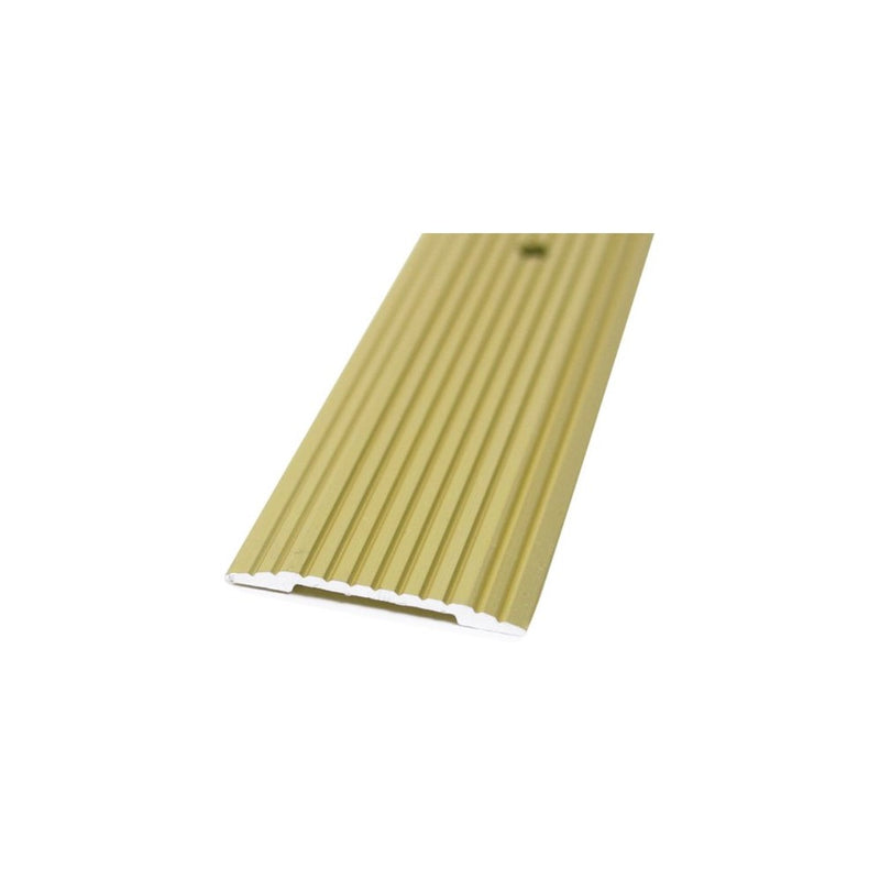 M-D Building Products 79095 Wide Fluted 1-1/4-Inch by 72-Inch Seam Binder, Satin Brass
