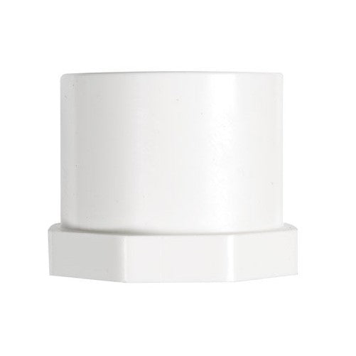 Charlotte Pipe Reducing Bushing 1-1/2 " X 1-1/4 " White Pvc Schedule 40