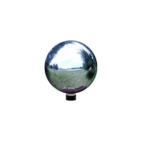 Echo Valley 8102 10-Inch Glass Gazing Globe, Silver