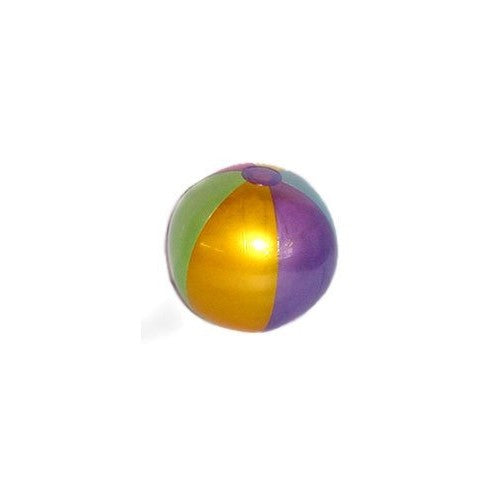 NINGBO Rhode Island Novelty (INMBB18) Metallic Beach Balls Swimming Pool Toys 18" Multi-Color (12 Pack)