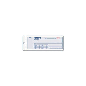Rediform Money Receipt Book, 2.75 x 7.625 Inches, 100 Pages (8L800)