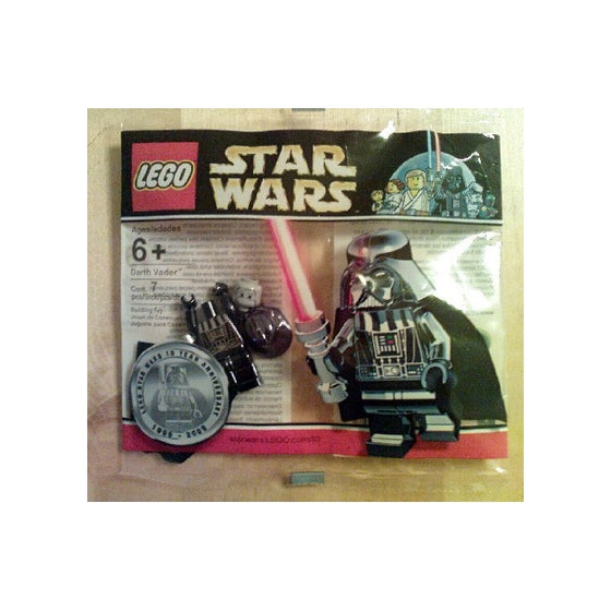 LEGO Darth Vader 10th Anniversary Chrome Minifig Figure [Toy]