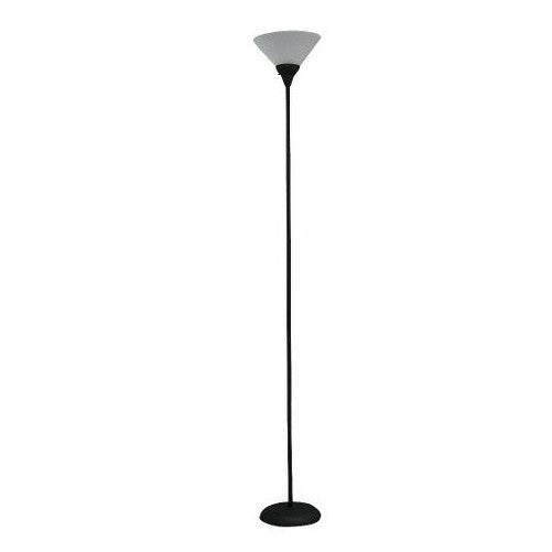 Room Essentials Torchiere Floor Lamp, Black