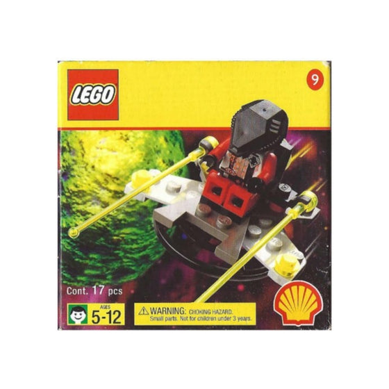 Lego Shell Collectible 2543 Alien with Space Ship 17 Pcs