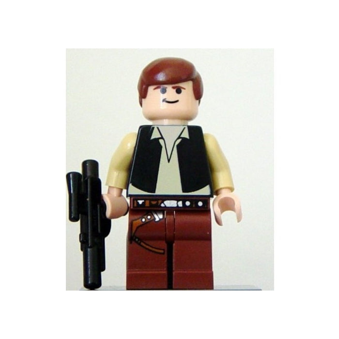 Lego Star Wars Han Solo Minifigure with Blaster