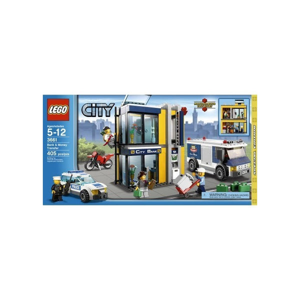 LEGO City Special Edition Set #3661 Bank Money Transfer