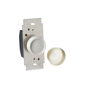 Leviton Dimmer Single Pole On/Off 120 V Light Almond, White Csa, Ul Carded