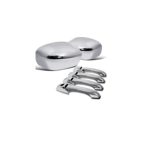 Chrome Door Handle and Mirror Cover For Chrysler 300 300C 2005-2010 For Dodge Magnum 2005-2008