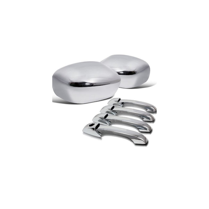 Chrome Door Handle and Mirror Cover For Chrysler 300 300C 2005-2010 For Dodge Magnum 2005-2008