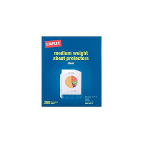 Top Loading 2.4 MilClear Sheet Protectors, 200 Count.