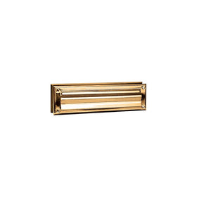 Salsbury Industries 4045B Mail Slot, Standard/Magazine Size, Brass Finish