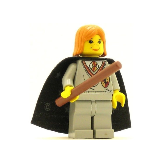 LEGO Harry Potter Minifig Ginny Gryffindor Shield Torso Light Gray Legs