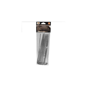 Garden and Tent Stakes 9-Inch Galvanized Steel 10 Piece Set