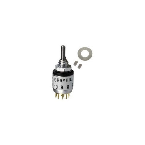 GRAYHILL - 56SDP30-01-1-AJN - SWITCH, ROTARY, SP12T, 200mA, 115V