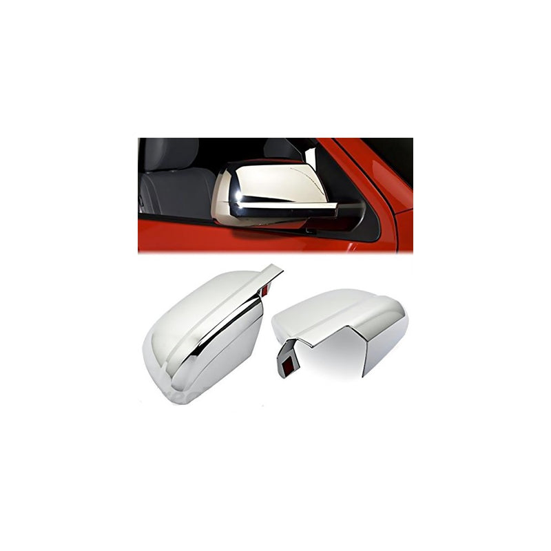 MaxMate Fits 07-13 Toyota Tundra/08-13 Sequoia Chrome Mirror Cover Not for Tow Mirror