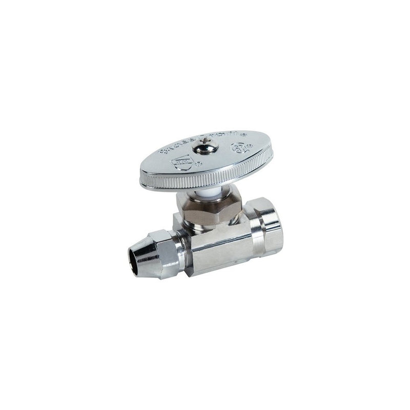 BRASSCRAFT OFR12X C1 1/2x3/8FL CHR Str Valve