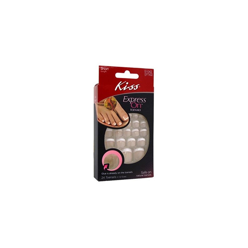 Kiss Express On Toenails Short Length