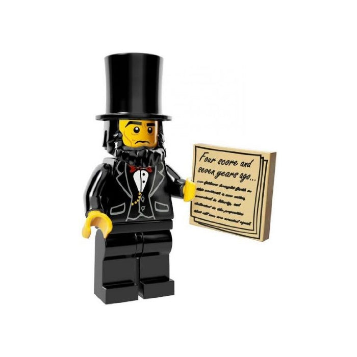 LEGO Minifigure Collection LEGO Movie Series LOOSE Abraham Lincoln