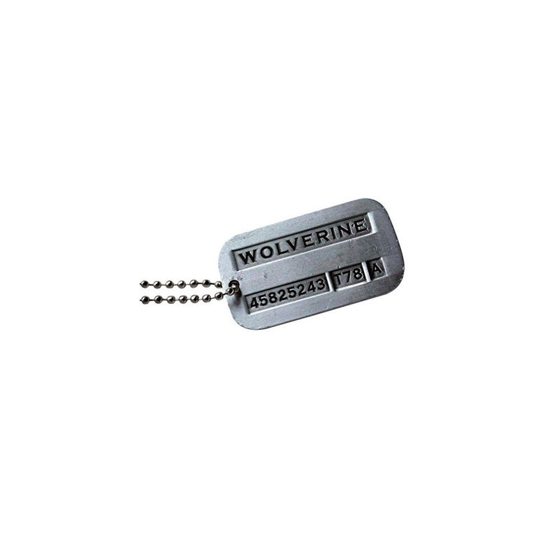 Tojwi Male Cool Kpop X-men Wolverine Necklace Vintage Weapon-X Dog Tags Pendant - Fashion Design