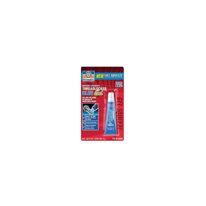 Permatex 24005 .20 Oz Blue Medium Strength Threadlocker