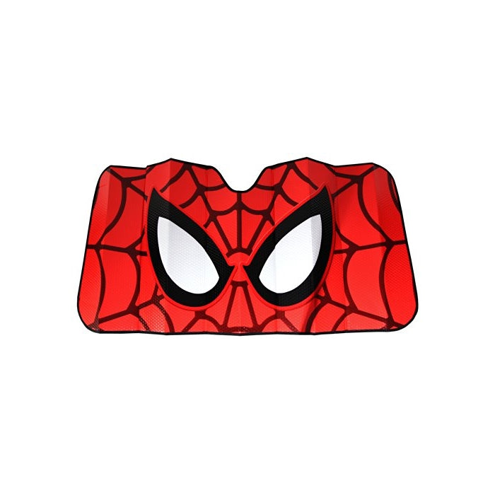 Plasticolor 003707R01 Marvel 'Spiderman' Accordion-Style Windshield Sunshade