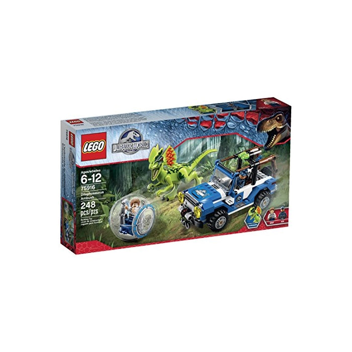 LEGO Jurassic World Dilophosaurus Ambush 75916 Building Kit