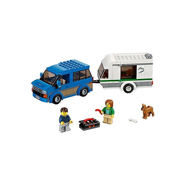 LEGO City Great Vehicles Van & Caravan 60117 Building Toy