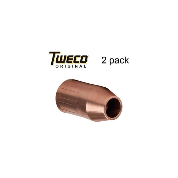 2 ea - Genuine Tweco VNS50, 1/2" Mig Welding Nozzles