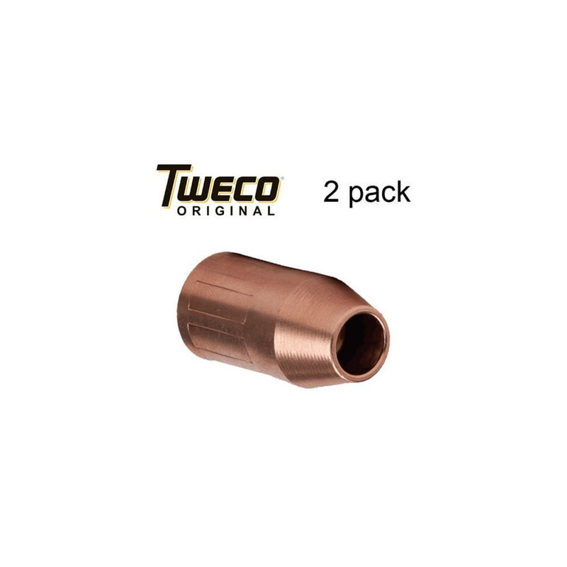 2 ea - Genuine Tweco VNS50, 1/2" Mig Welding Nozzles